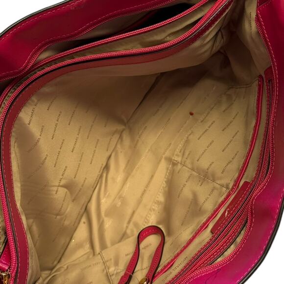 Michael Kors Floral Pink and Grey Cherry Blossom Large Tote - Picture 7 of 11